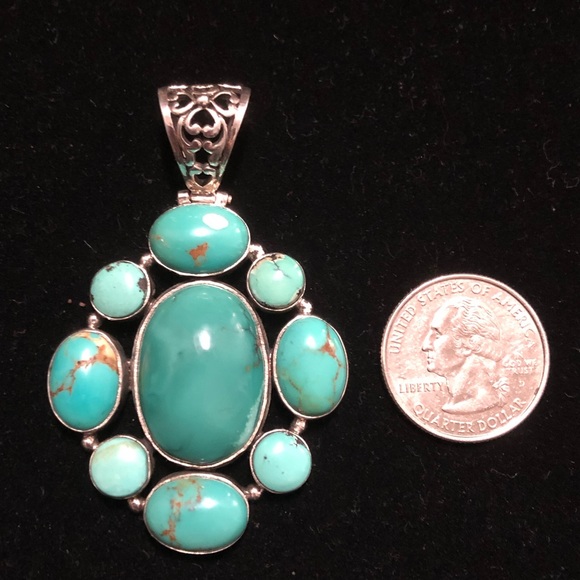Turquoise pendant - Picture 3 of 3
